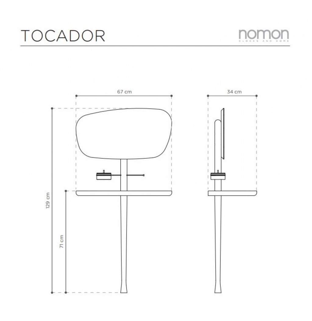 Фото часов Туалетный столик Nomon-home MOMENTOS TOCADOR